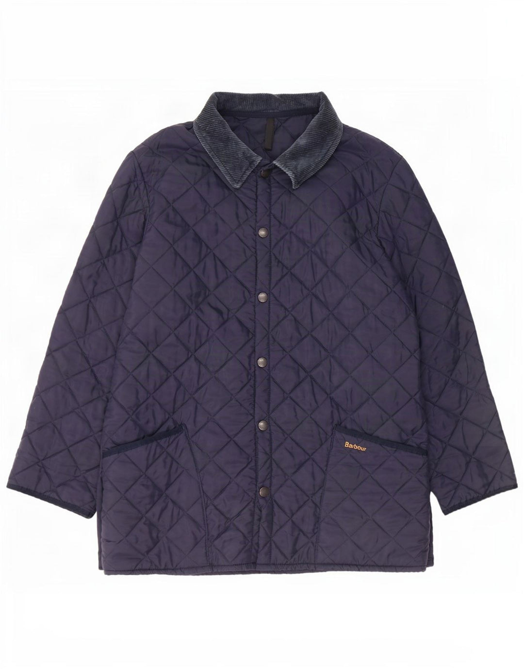 Barbour Herre LIDDESDALE Quiltet jakke UK 40 Large Navy Blue Nylon