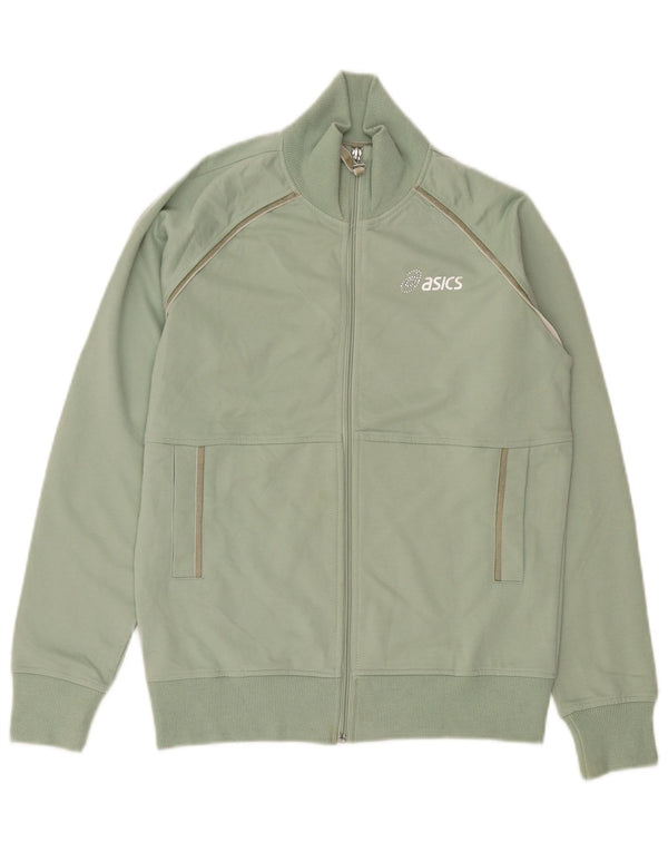 Asics træningsdragt topjakke til kvinder UK 14 Mellemgrøn bomuld