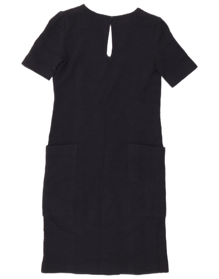 Armani Womens Shift Dress UK 12 Medium Navy Blue Floral