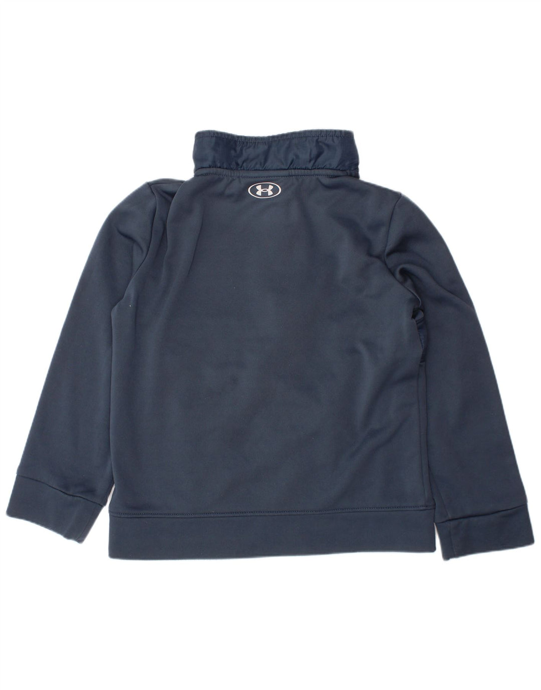 UNDER ARMOUR Sweatshirt med lynlås til drenge 5-6 år marineblå polyester