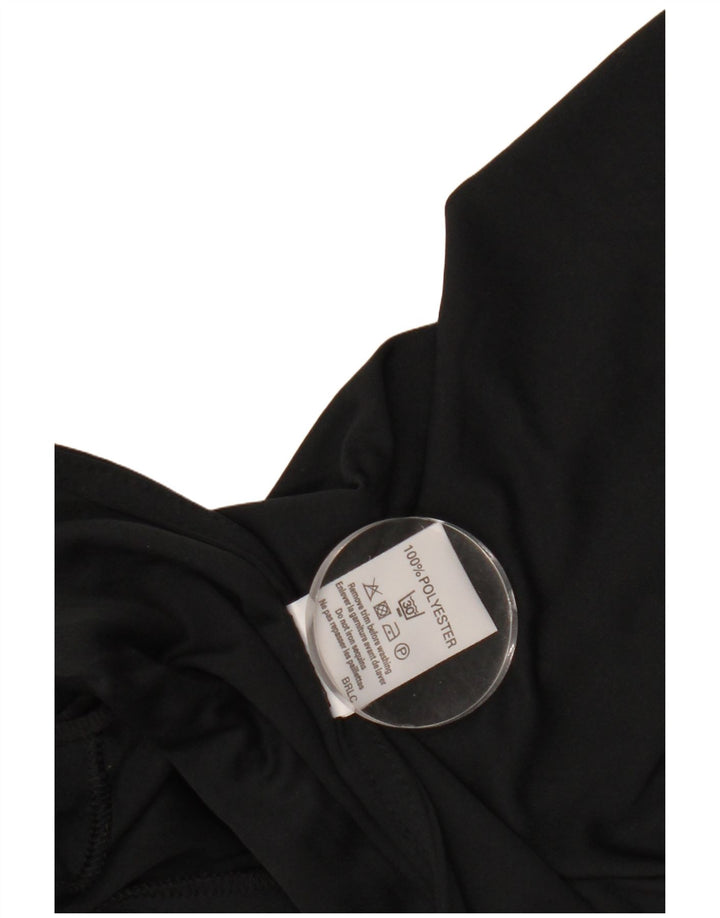 Vintage dameskedekjole IT 42 Medium Black Polyester