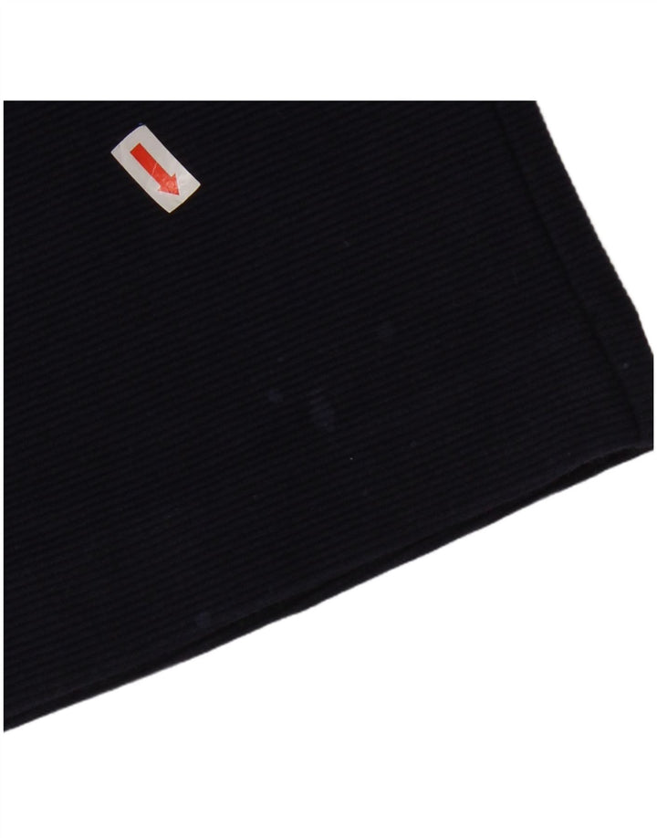 Boden Dame 3/4 Ærmet Skede Kjole UK 10 Small Navy Blue Cotton