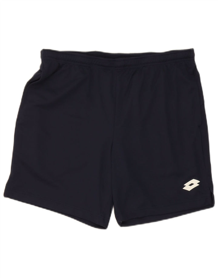 Lotto Herre Sportshorts Large Navy Blue Polyester