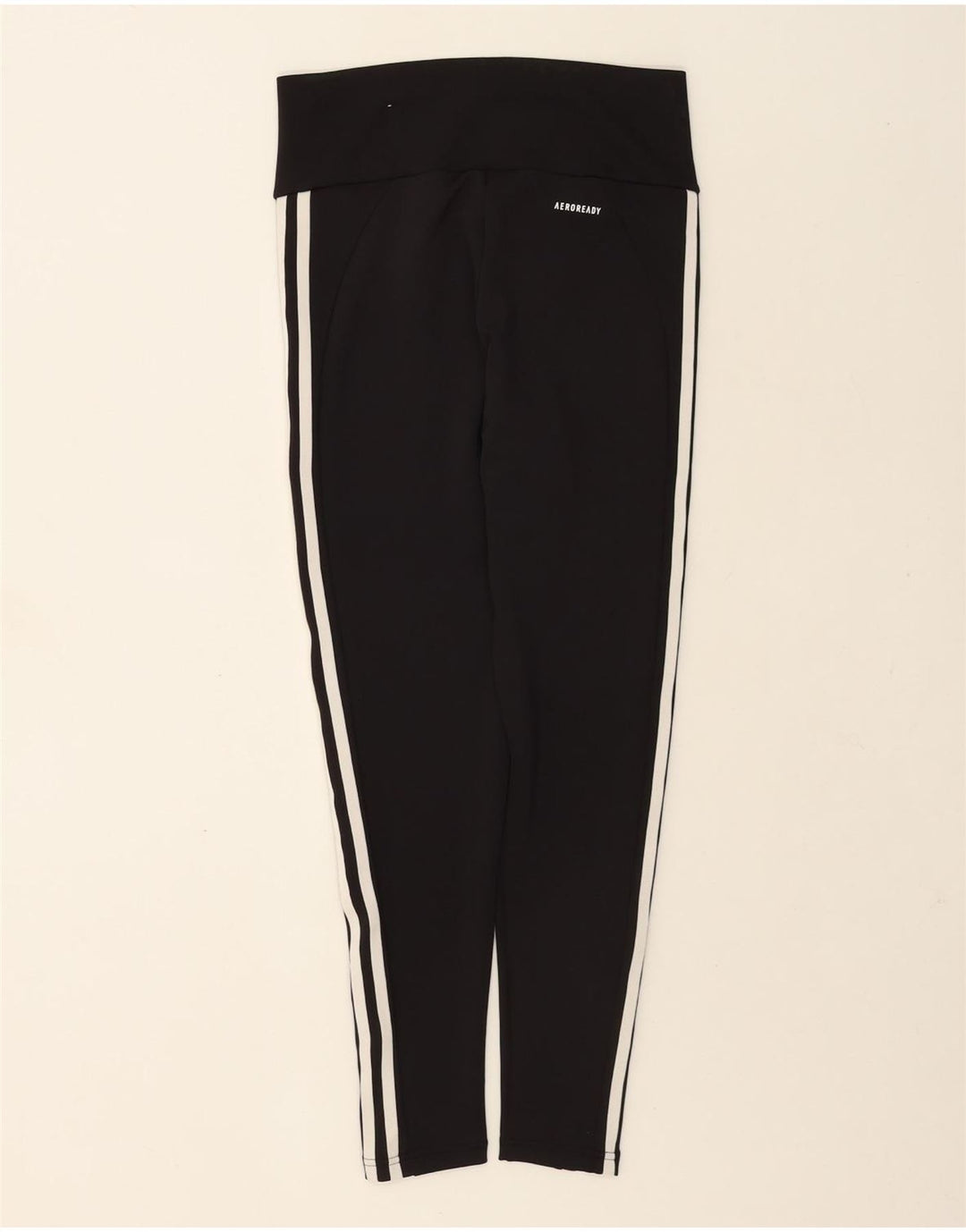 Adidas Aeroready Leggings til kvinder UK 12/14 Medium Black Polyester