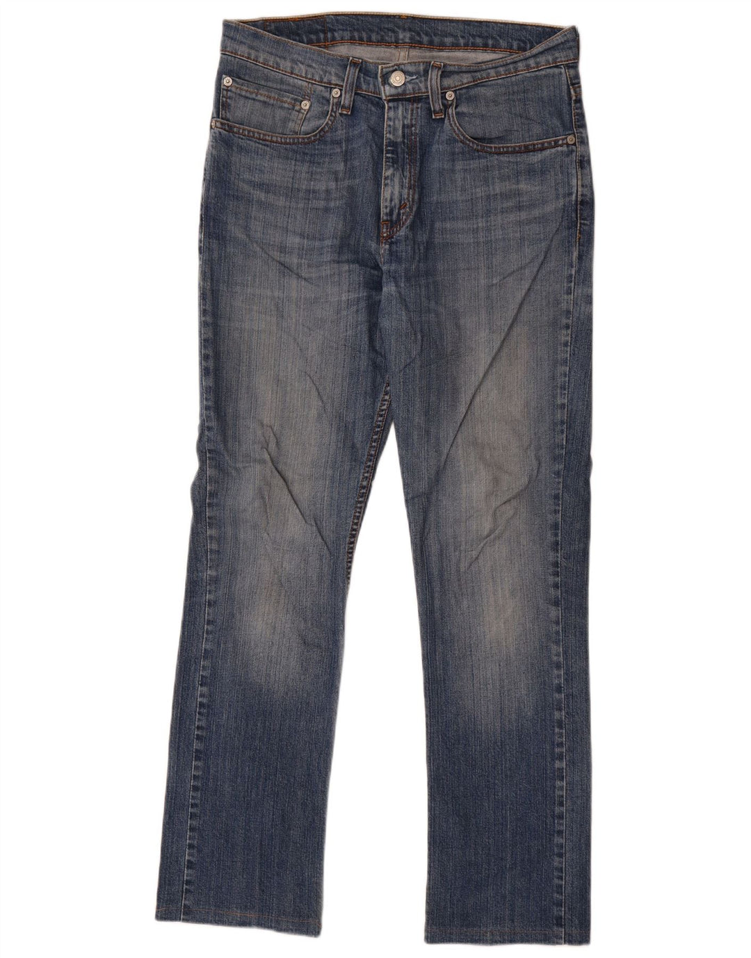 Levi's Slim Jeans til mænd W32 L30 blå bomuld