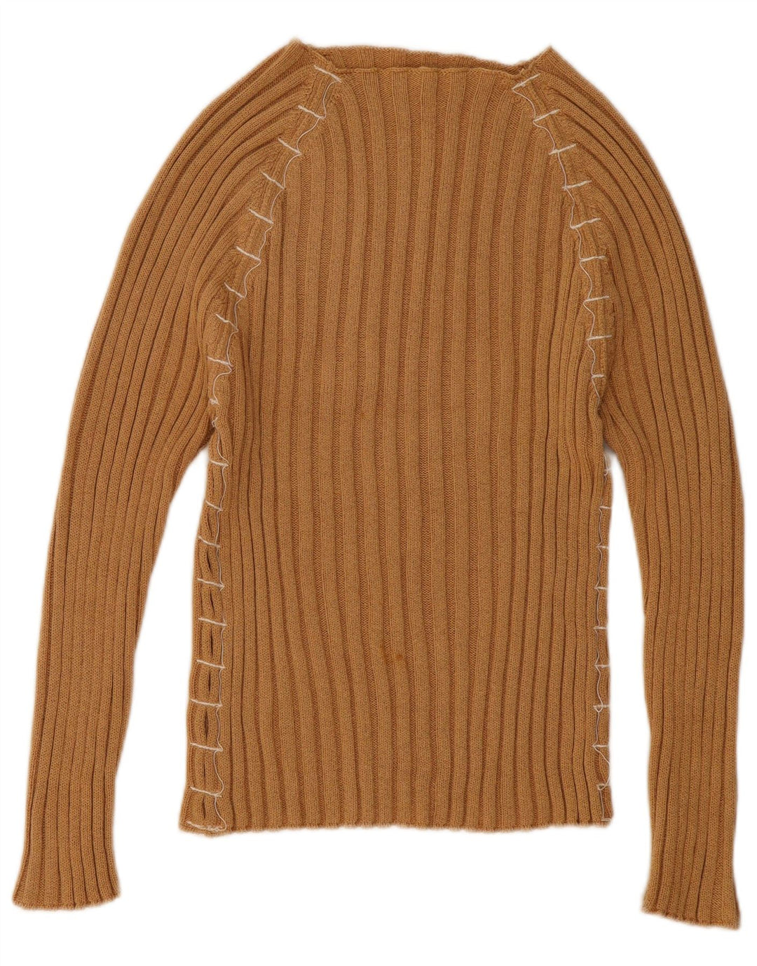 Morara Dame Boat Neck Jumper Sweater UK 10 Small Beige