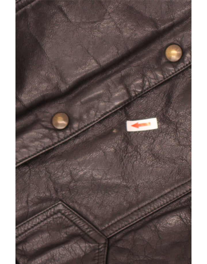 Vintage herre læderjakke UK 40 Large Black