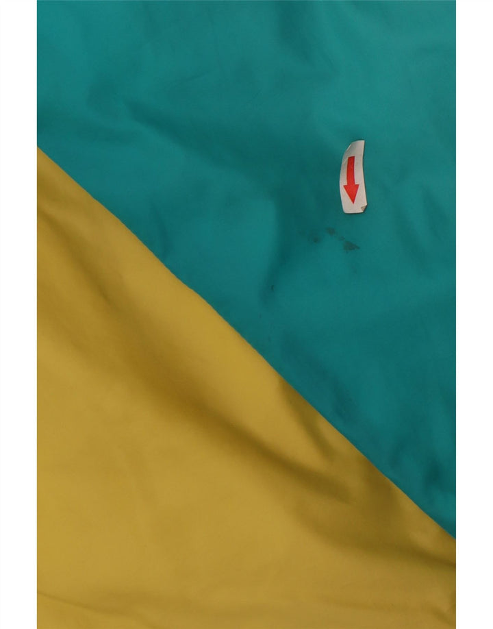 Marcel Clair Regnjakke med hætte til mænd EU 46 Lille flerfarvet Colourblock
