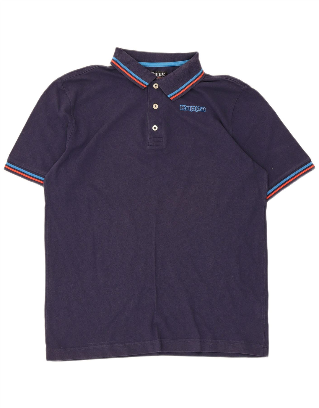 Kappa herre poloshirt Stor marineblå bomuld