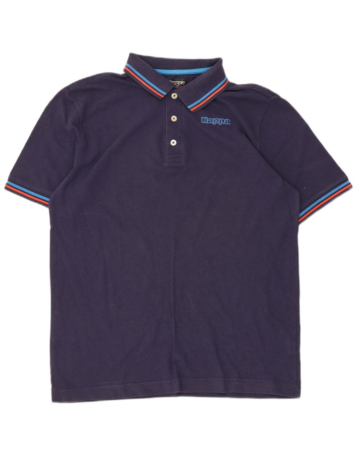 Kappa herre poloshirt Stor marineblå bomuld