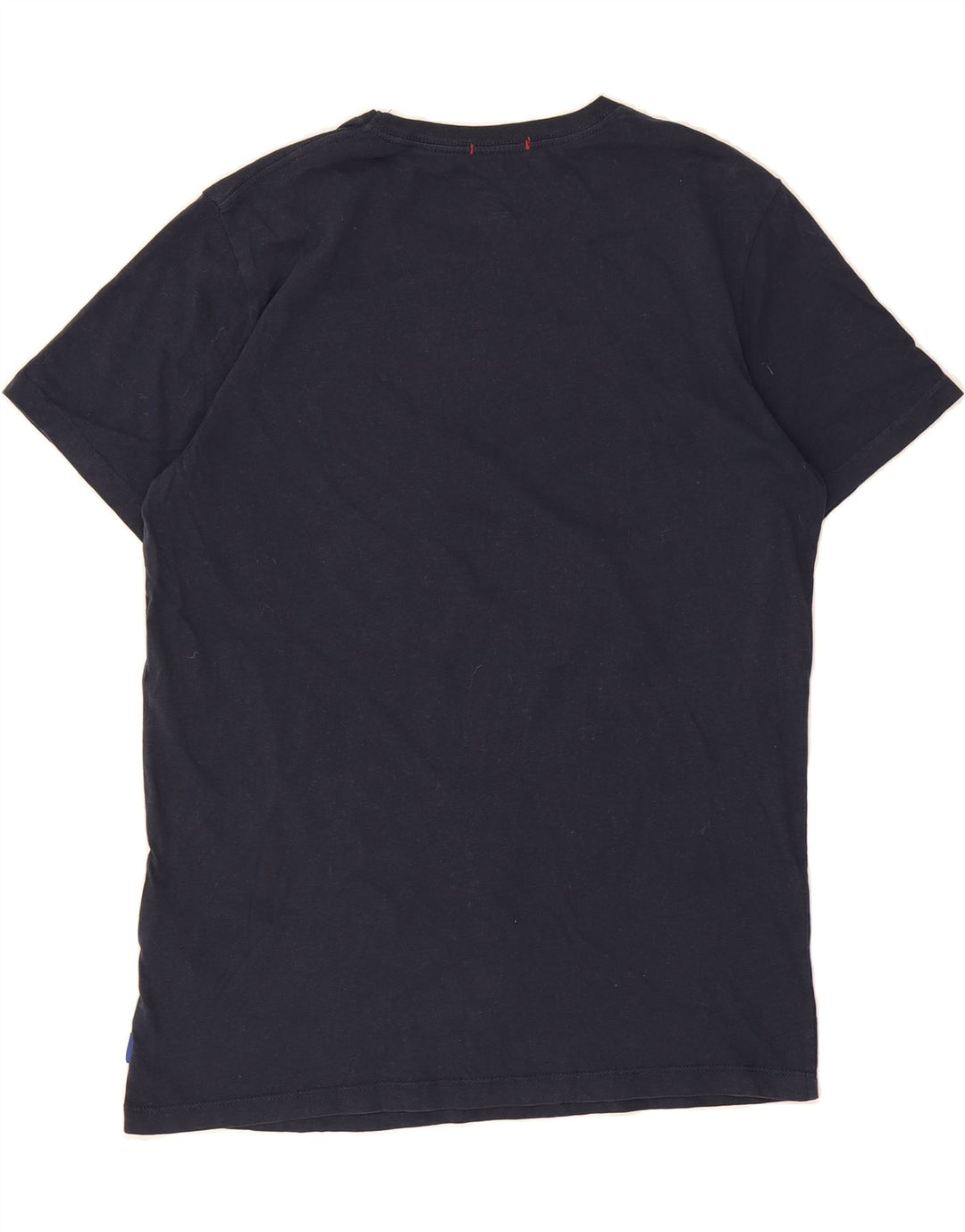 JACK & JONES Mens Regular Fit Graphic T-Shirt Top Medium Navy Blue Cotton Vintage Jack & Jones and Second-Hand Jack & Jones from Messina Hembry 