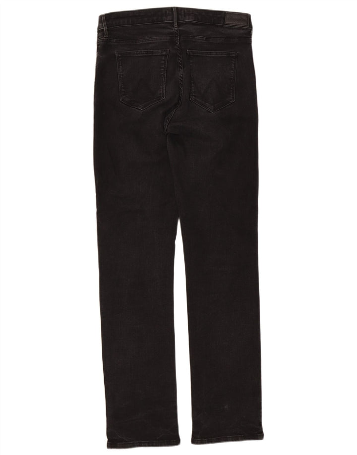 Wrangler lige jeans til kvinder W32 L32 sort bomuld