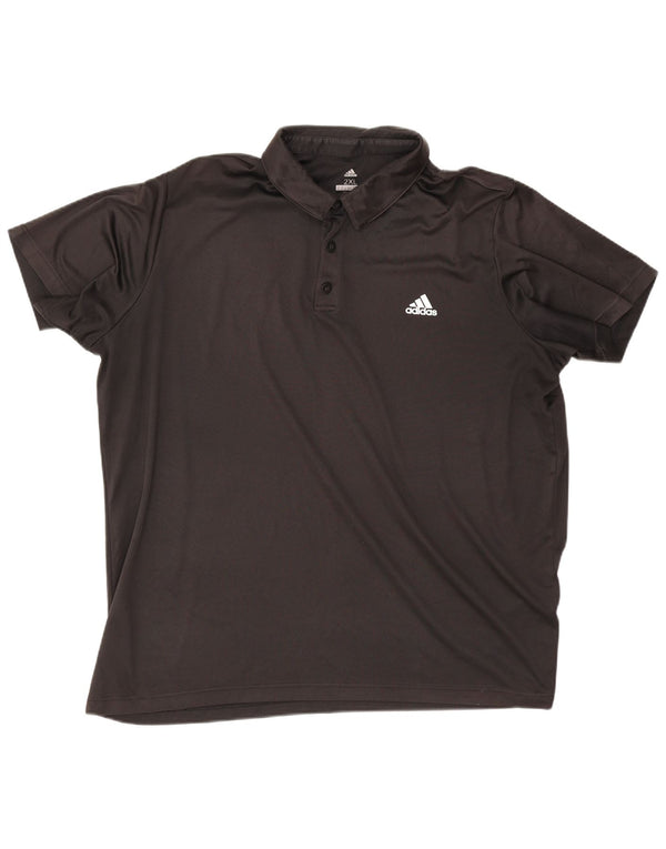 Adidas Herre Climalite Polo Shirt 2XL Sort
