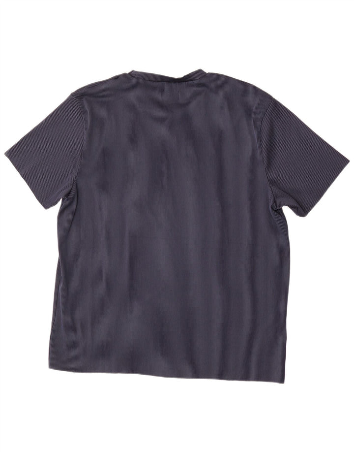 Jack & Jones herre T-shirt top 2XL marineblå stribet polyester