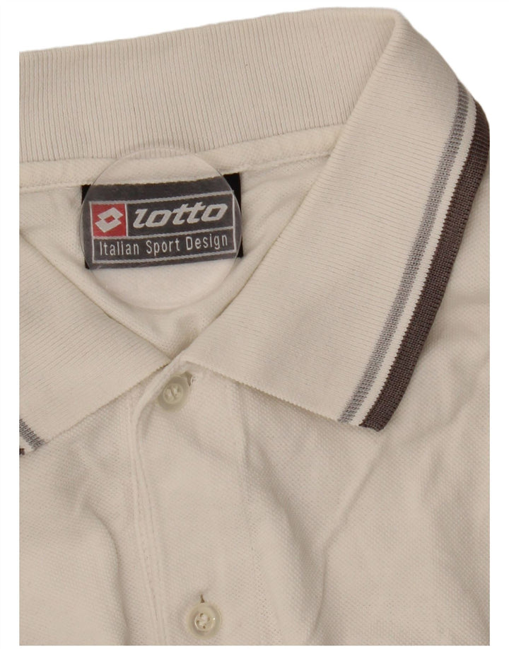 Lotto Herre A.C. Cesena Polo Shirt XL Hvid