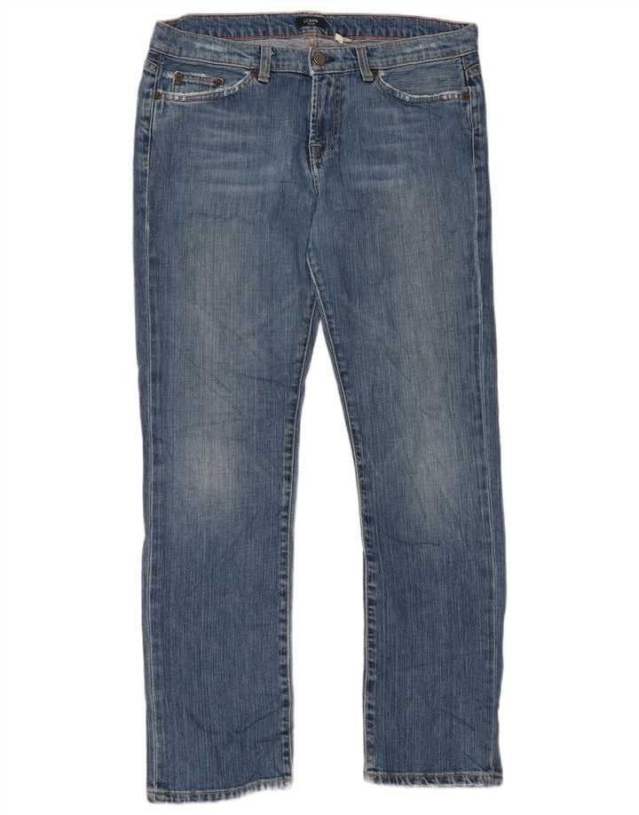 J. CREW Lige jeans til kvinder US 10 Large W34 L29 Blå