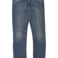 J. CREW Lige jeans til kvinder US 10 Large W34 L29 Blå