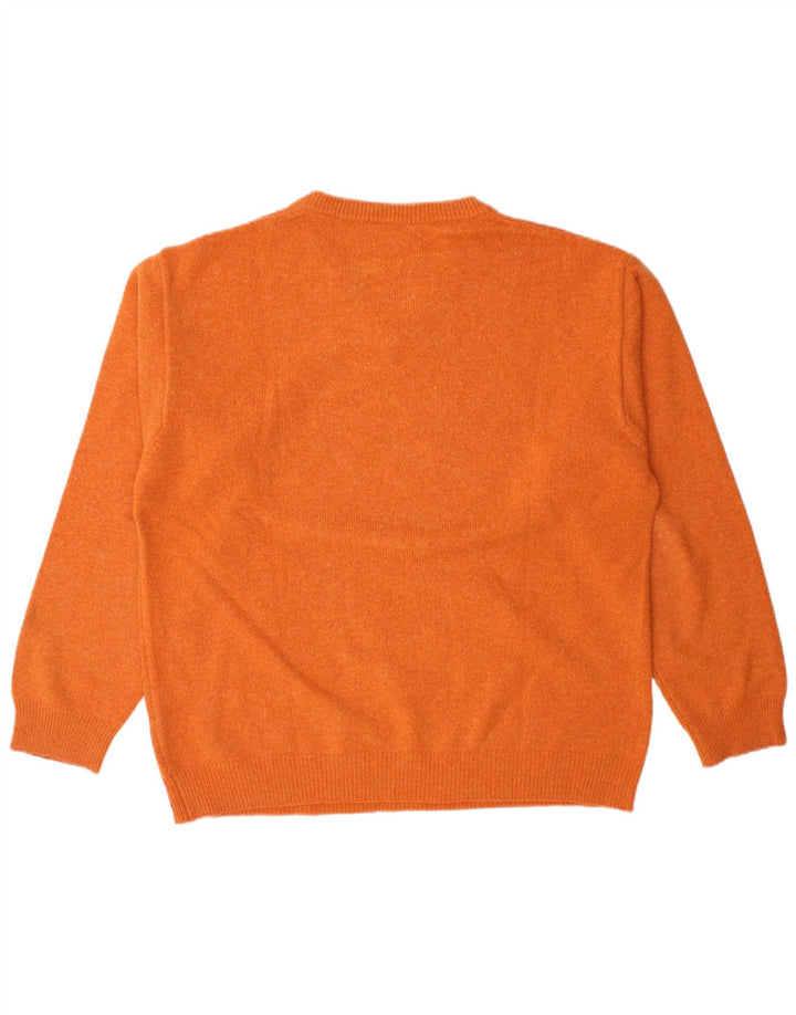 Marlboro Classics Herre V-hals sweater XL Orange Uld