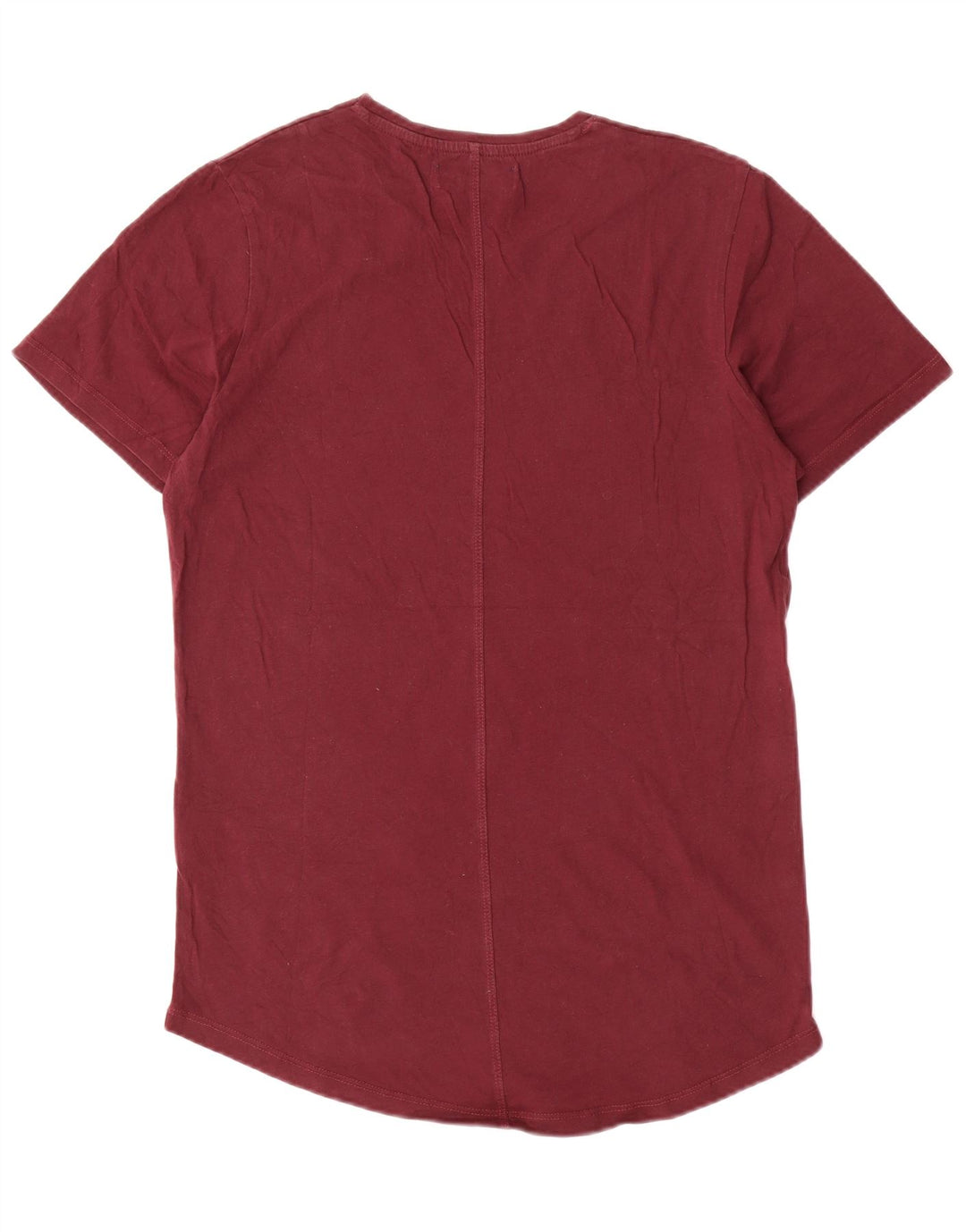 Jack & Jones Herre T-Shirt Top Medium Bourgogne Bomuld