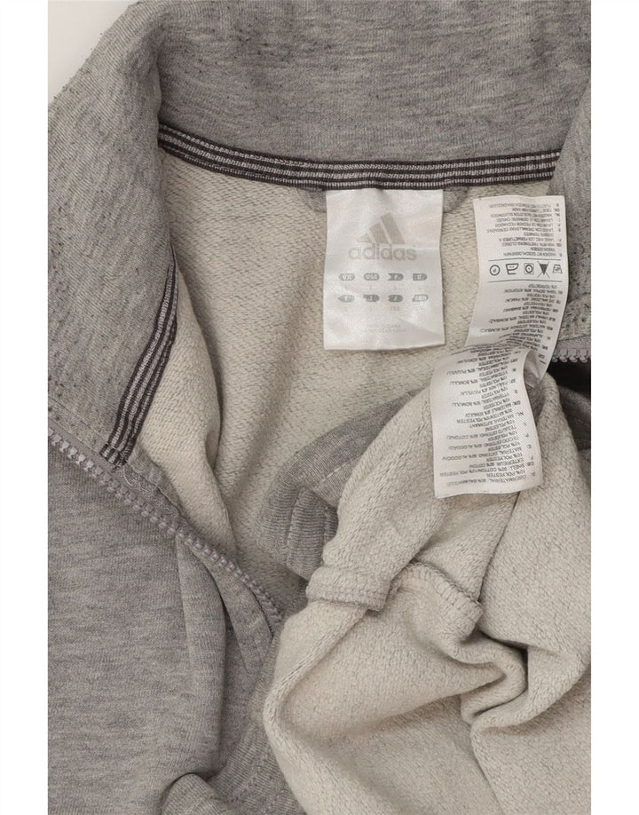 Adidas Træningsdragt til mænd, topjakke, stor grå flækket bomuld