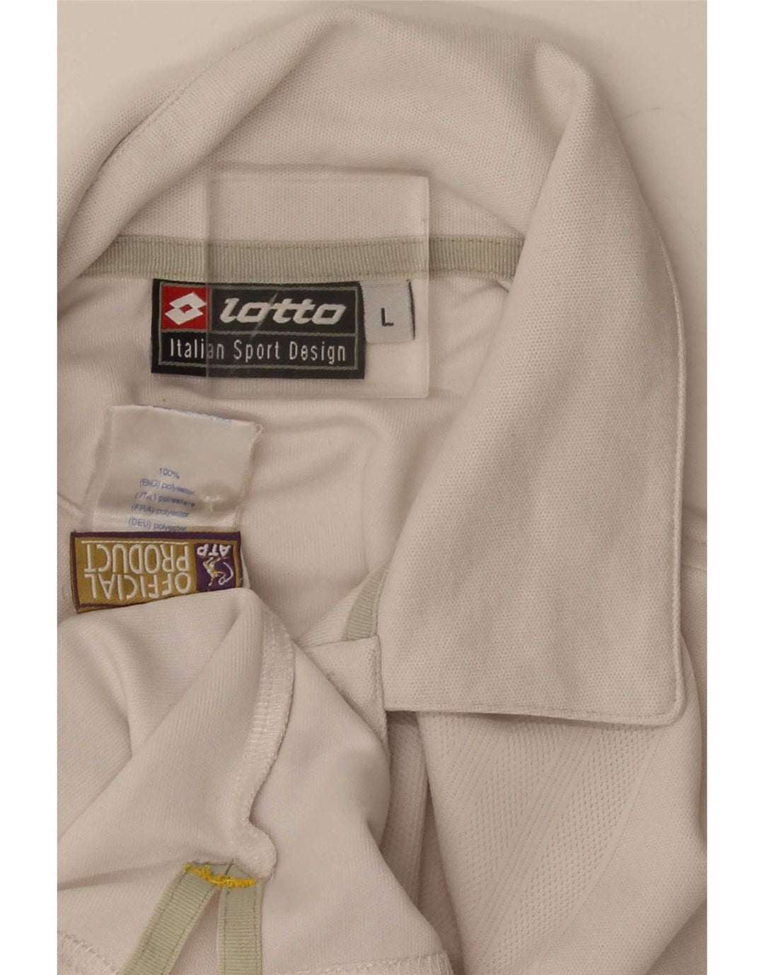 Lotto Herre Polo Shirt Stor Hvid Polyester