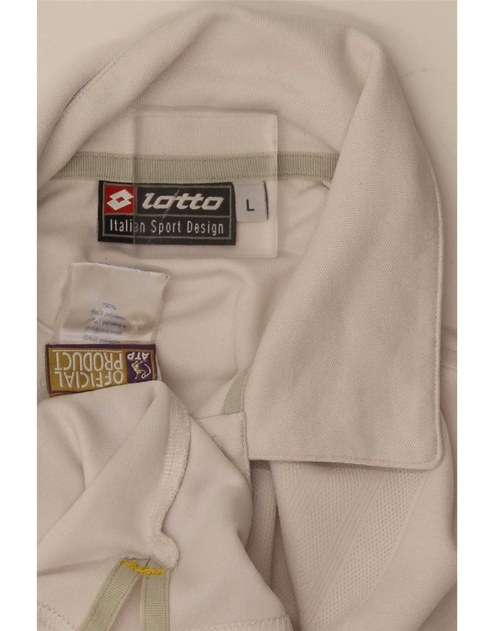 Lotto Herre Polo Shirt Stor Hvid Polyester
