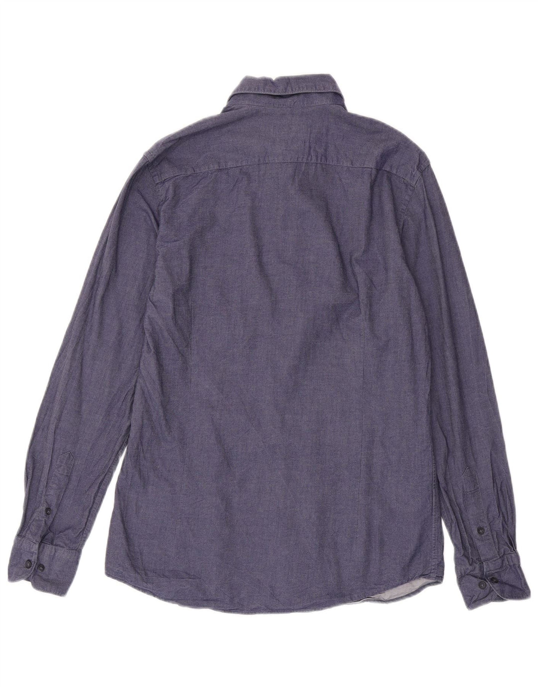 Massimo Dutti Herreskjorte Medium Navyblå Bomuld