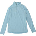 EDDIE BAUER Womens Zip Neck Pullover Tracksuit Top UK 12 Medium Blue Vintage Eddie Bauer and Second-Hand Eddie Bauer from Messina Hembry 