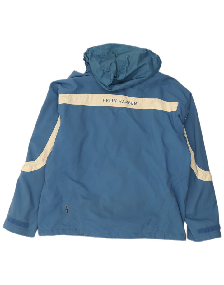 Helly Hansen Herre Hættevindjakke UK 40 Large Blue Colourblock