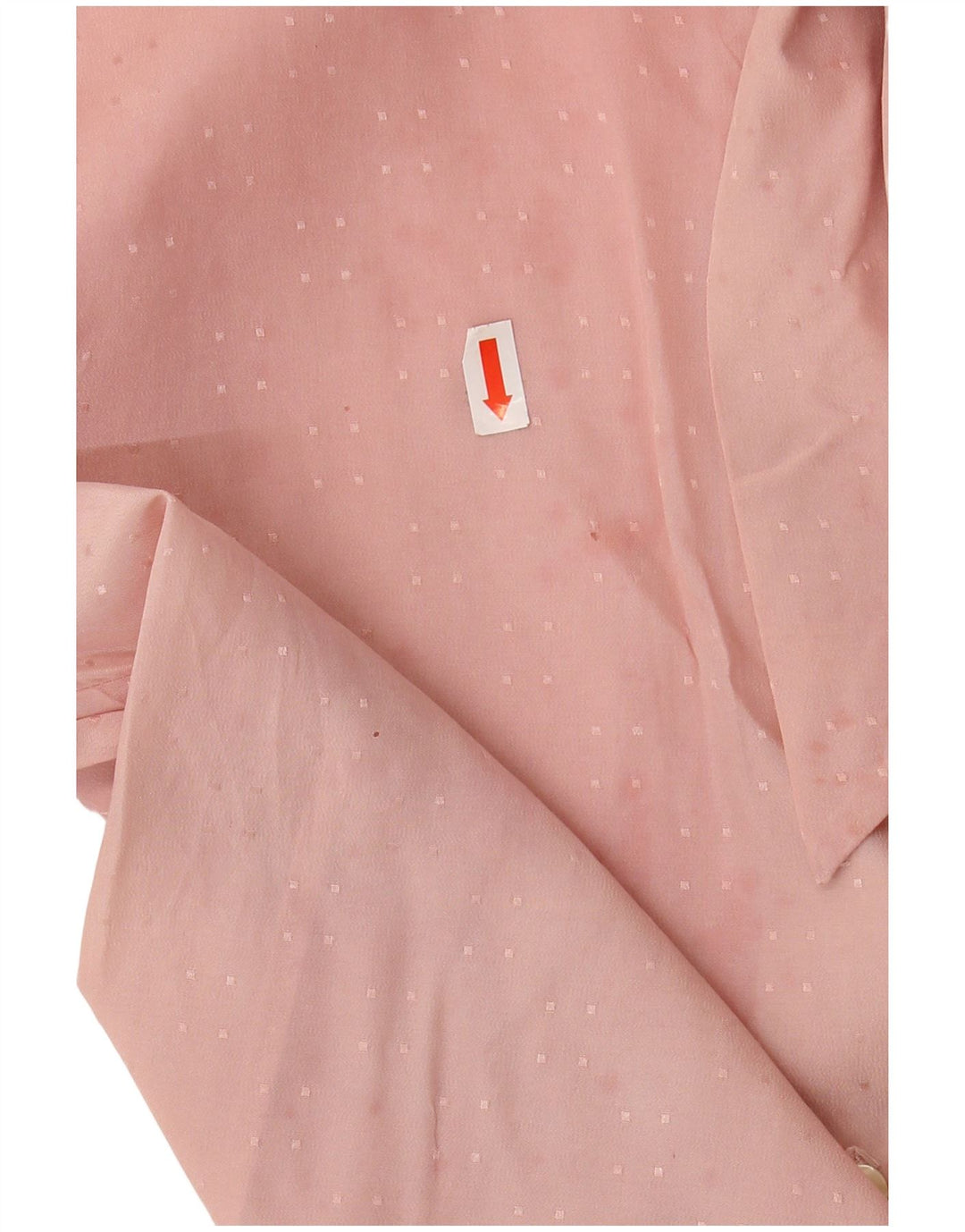 Vintage Dame Front Tie Shirt Bluse IT 46 Large Pink Geometric