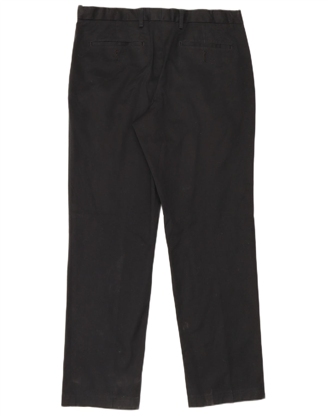 Marks & Spencer Herre Skræddersyet Fit Straight Suit Bukser W34 L31 Sort