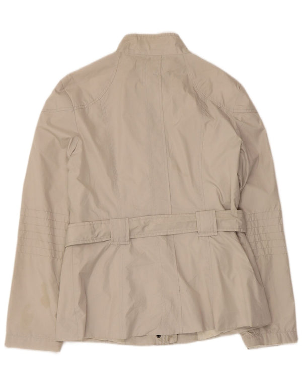 Zara Womens Utility Jacket UK 12 Medium White Polyester
