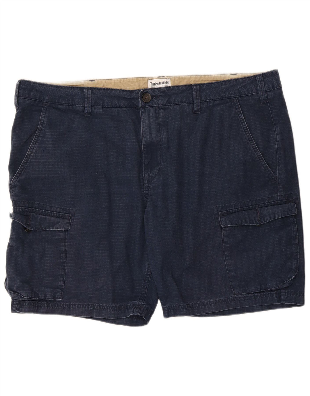 TIMBERLAND Herre Cargo Shorts W40 XL Marineblå Bomuld