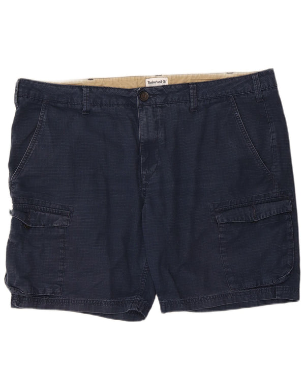 TIMBERLAND Herre Cargo Shorts W40 XL Marineblå Bomuld