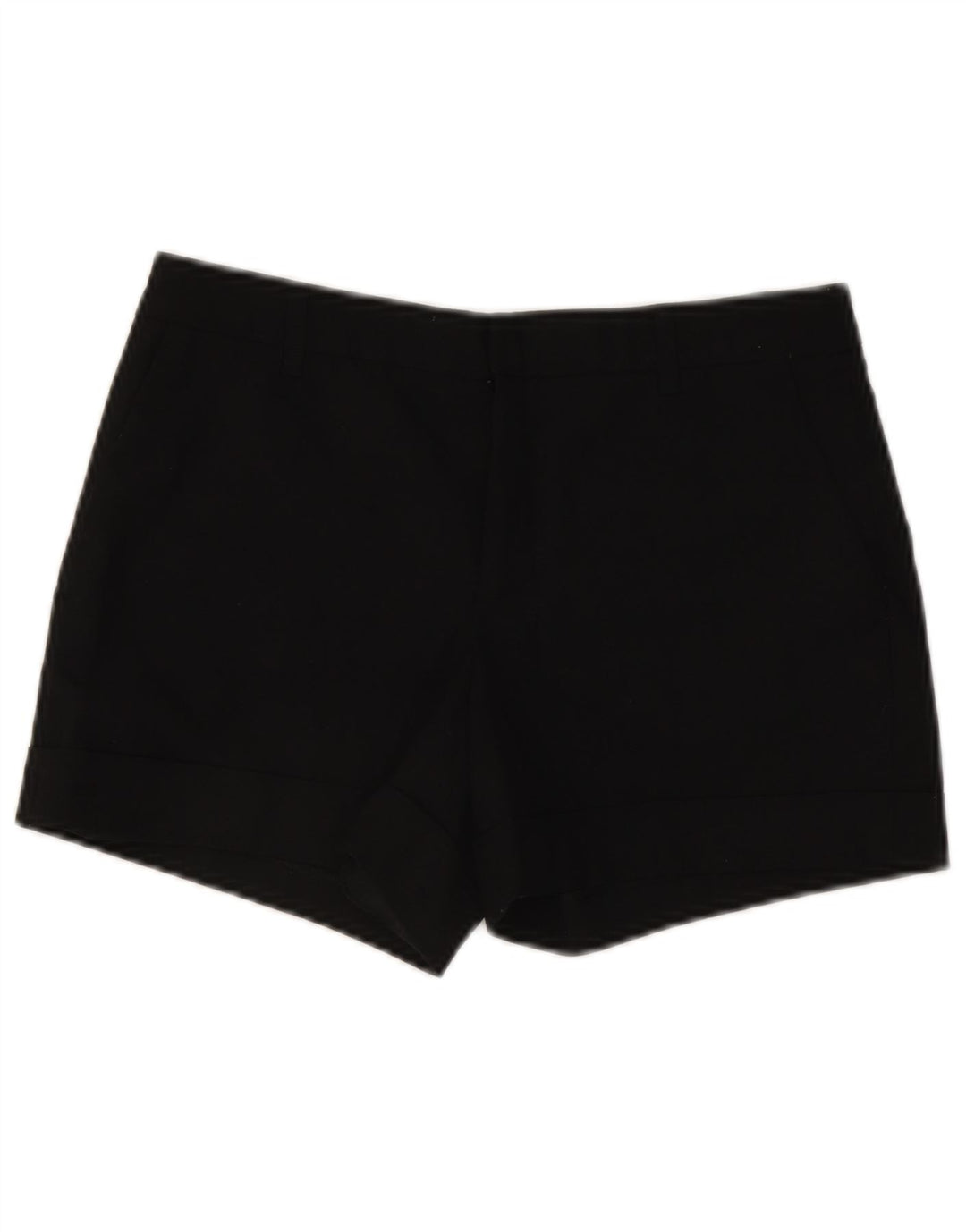 Zara Chino Shorts Små W26 sort polyester til kvinder