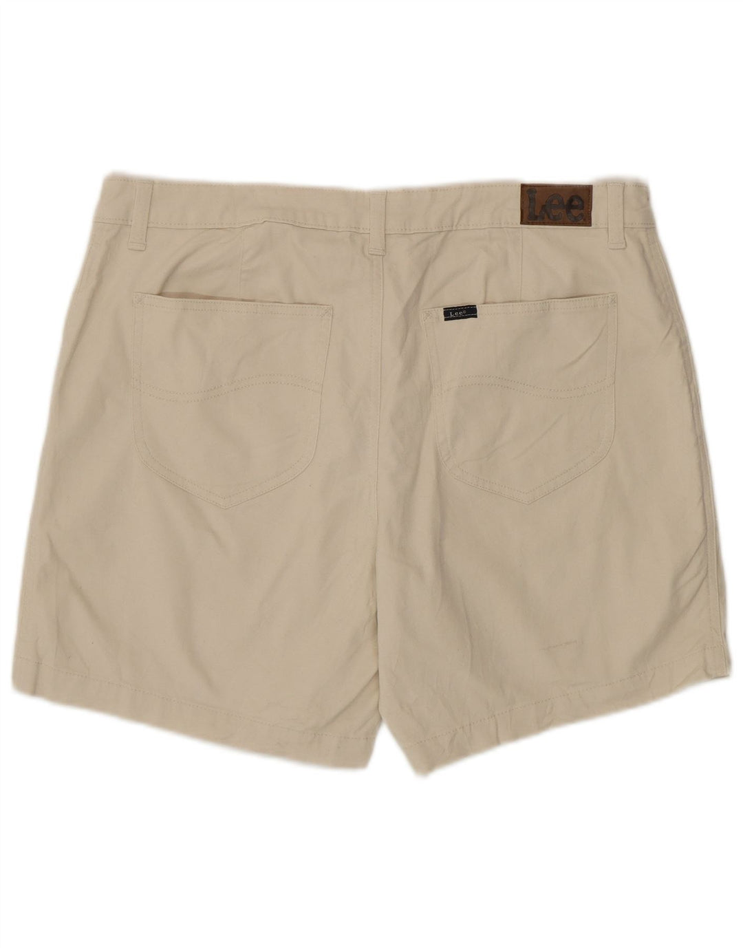 LEE Womens Chino Shorts US 16 XL W36 Beige Cotton