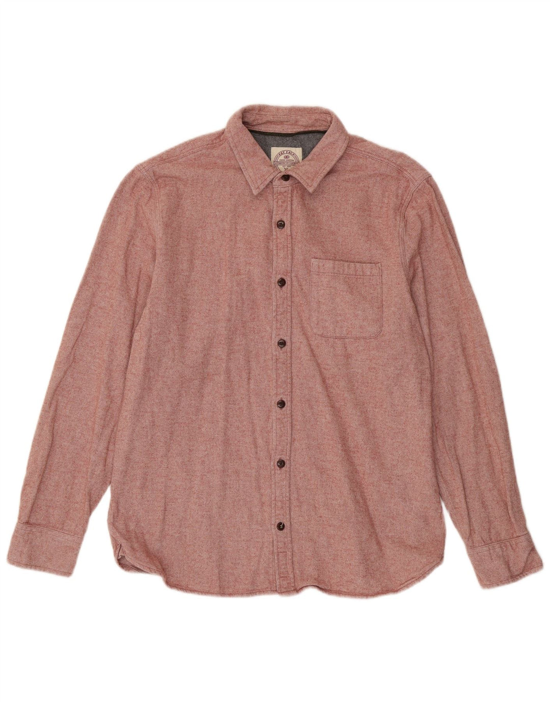 Fat Face Herre Flanellskjorte Stor Pink Bomuld