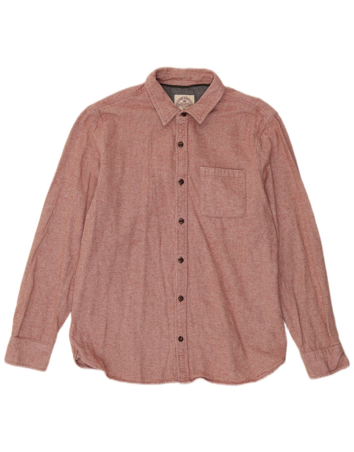 Fat Face Herre Flanellskjorte Stor Pink Bomuld