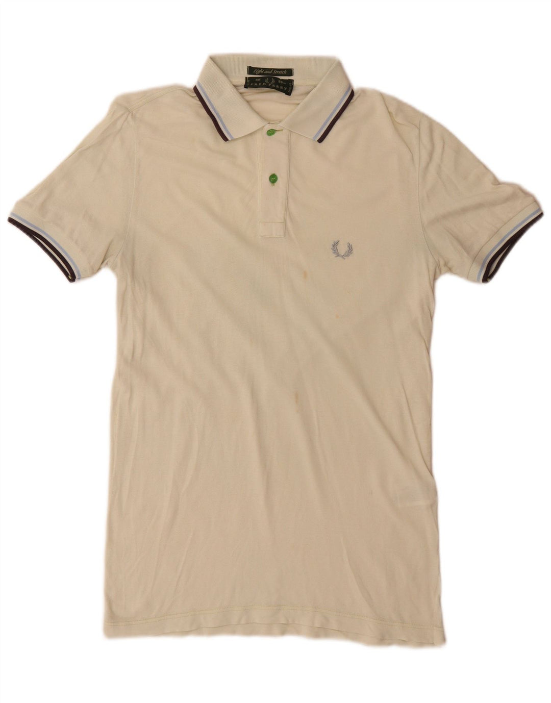 Fred Perry Herre poloskjorte lille grøn stribet bomuld