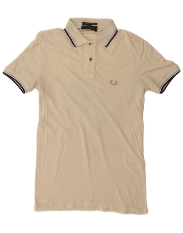 Fred Perry Herre poloskjorte lille grøn stribet bomuld