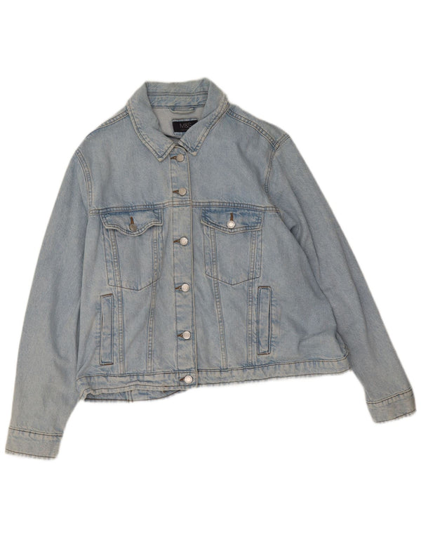 Marks & Spencer Dame denimjakke UK 28 6XL Blå Bomuld