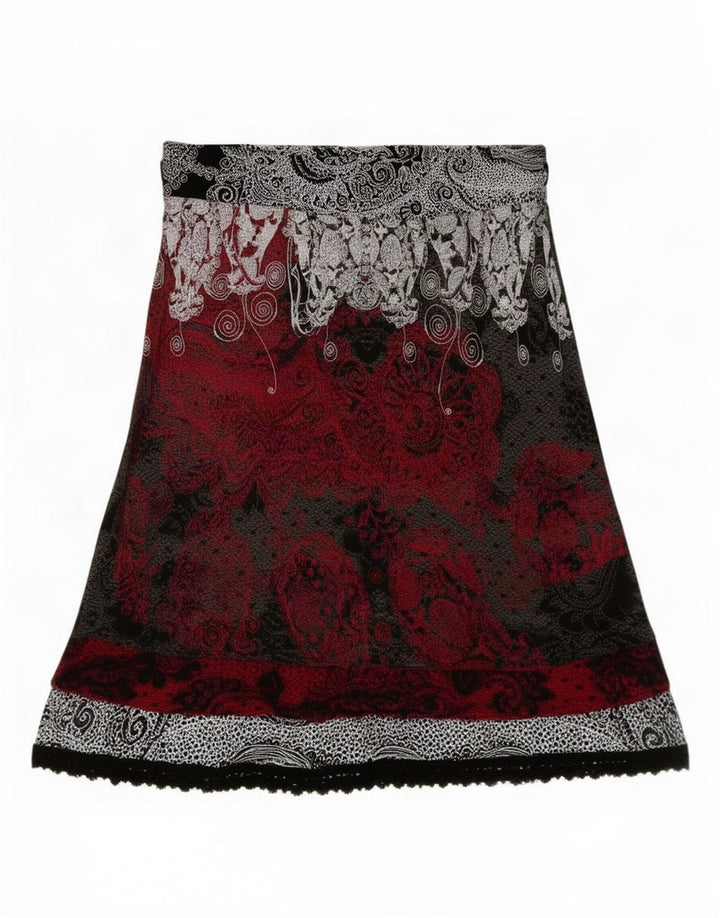 Desigual Dame A-Line nederdel Medium W28 Flerfarvet Paisley