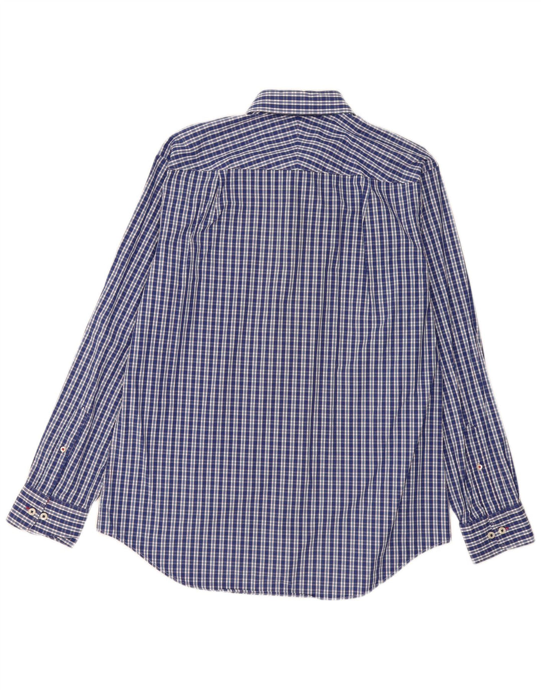 Charles Tyrwhitt Herreskjorte Stor blå ternet bomuld