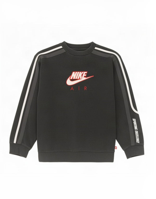 Nike Boys Graphic Sweatshirt Jumper 12-13 år Stor sort bomuld