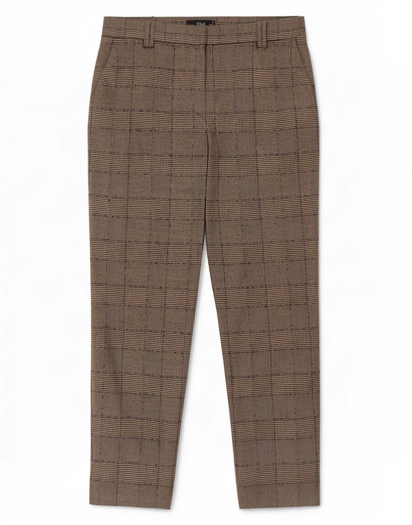 Marks & Spencer Womens Relaxed Fit Suit Trousers UK 12 Medium W32 L27 Grey