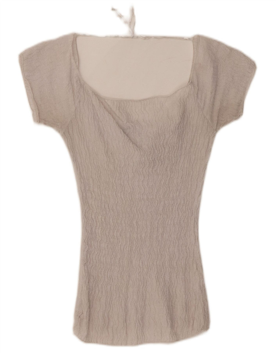 ZARA Womens Blouse Top UK 8 Small Grey