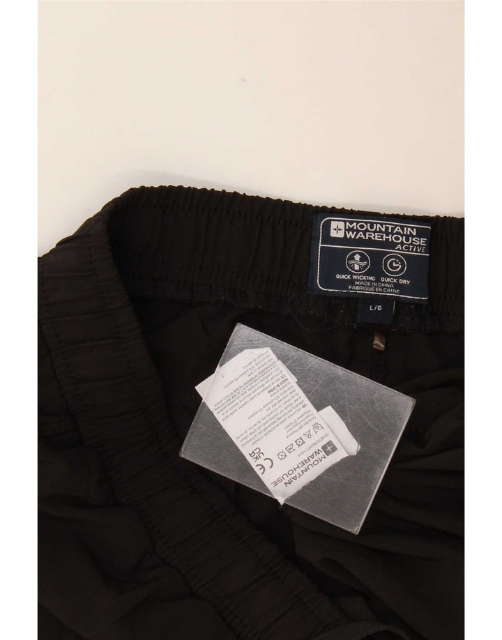 Mountain Warehouse Sportsshorts til kvinder UK 14 Large Black Polyester