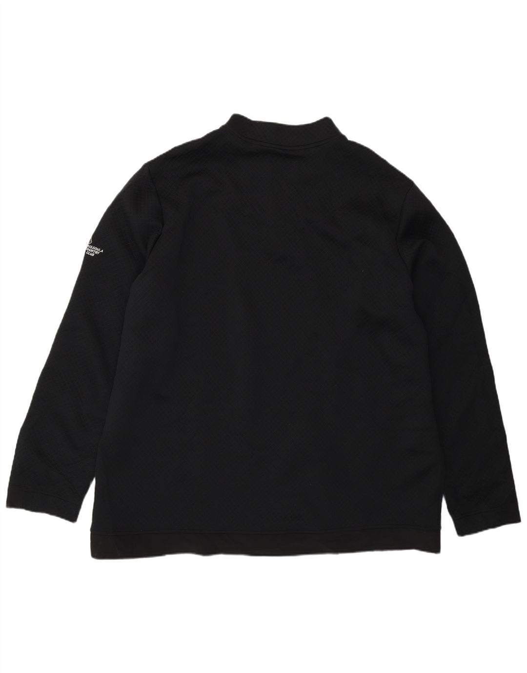 Adidas Sweatshirt med lynlås til mænd 2XL sort polyester