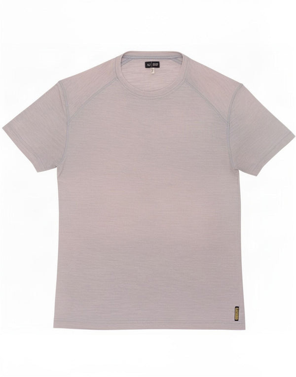 Armani Jeans Mens T-Shirt Top XL Blue Flecked Viscose