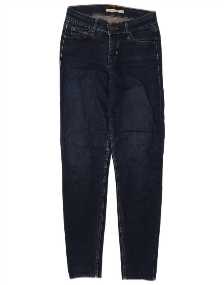 Levi's Dame 710 Super Skinny Jeans W26 L28 Marineblå